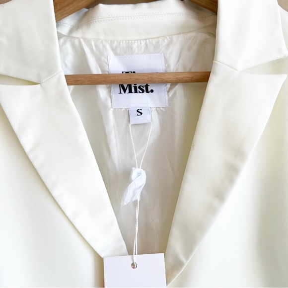 NWT TIGER MIST Ivory Cedar Dress Size Small Long Sleeve deep v-neckline - Picture 5 of 14